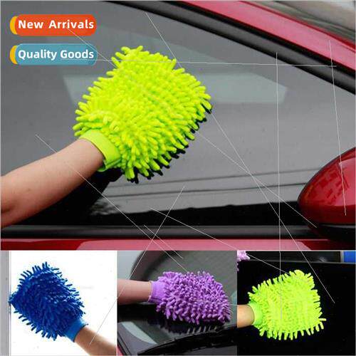 Microfiber ngle de Unwrapped ille Gloves Cleaning Towel Wipe