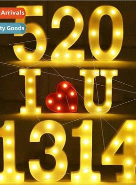 LED letter lights romantic surprise happy birthday confessio