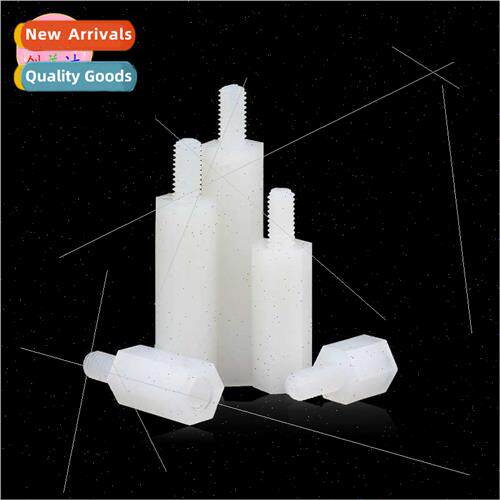 Large quanty M5 hexagonal single head nylon plastic studs wh