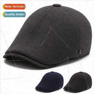cap outd hat men duck elderly new Autumn tongue winter