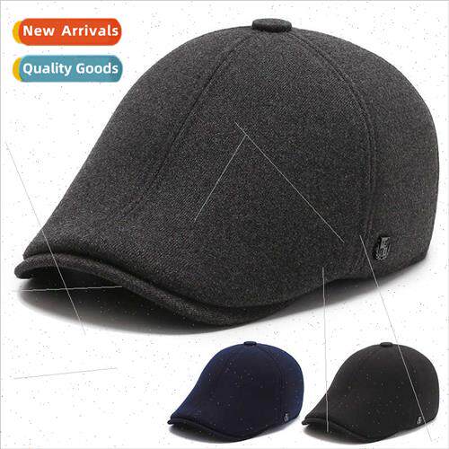 Autumn winter new hat in elderly men duck tongue cap wh outd