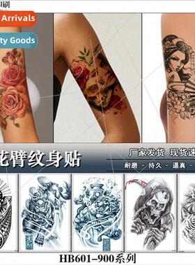 Flower Arm Tattoo Sticker Painted Tattoo Sticker Dark mulati