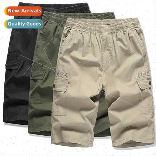 2023 summer new men loose casual  code work shorts multi-poc