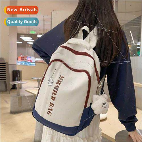 Schoolbag 2023 new Japan simple student shoulder bag large c