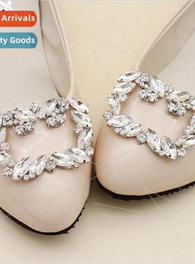 New wedding shoes accessories quadrilateral shape horse eye