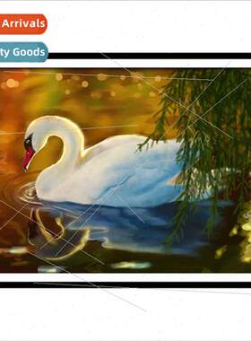 Diamond painting new modern  animal cross stch whe goose liv