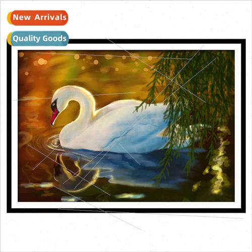 Diamond painting new modern  animal cross stch whe goose liv
