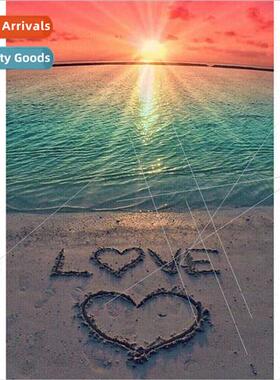 New hand-applied full diamond living room decoration paintin