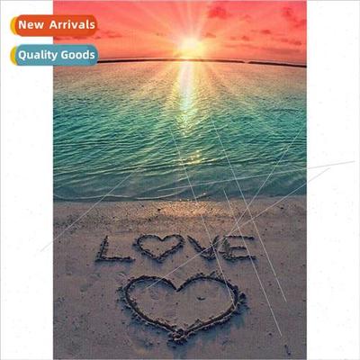 New hand-applied full diamond living room decoration paintin