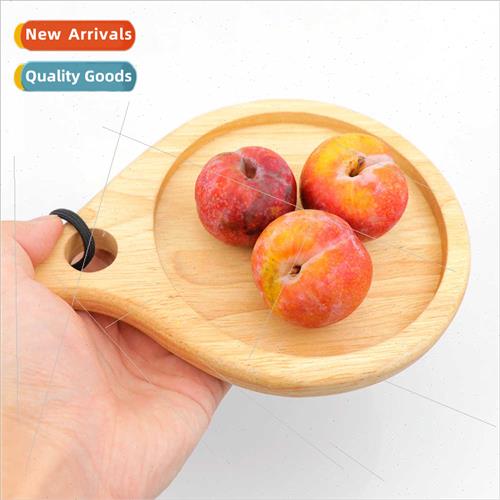 Outdoor camping rubberwood chopping board multifunctional pi