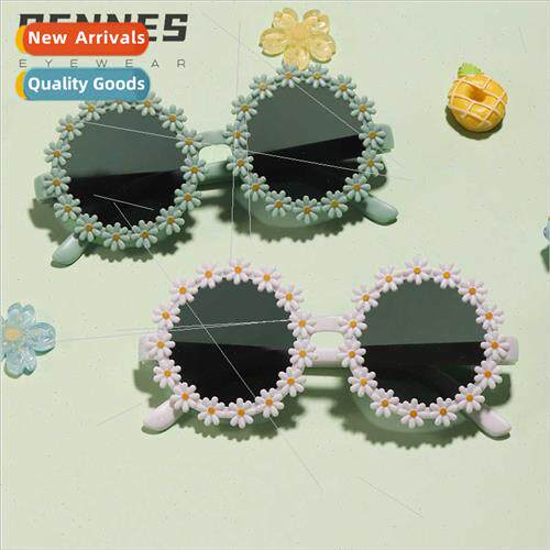 new children sunglasses cute cartoon modeling flowers sungla