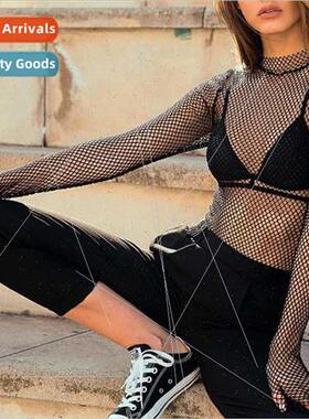 Women 2023 spring summer new tops solid color stand-up colla