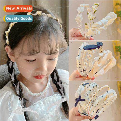 Children sweet hair bands ltle girl -slip summer high-end ha