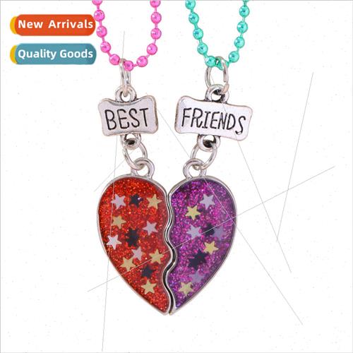 2022 New BFF Best Friends Alloy Pendant Star Patchwork best