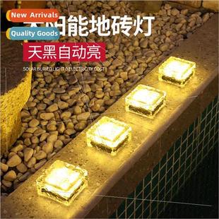 Outdoor Tiles Faux Water Cube Solar Glass Ice