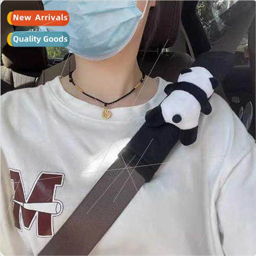 Car seat belt shoulder pads cute panda insurance set a full