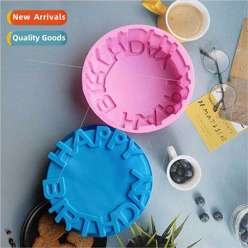 licone circular birthday cake mousse mold pudding candy home