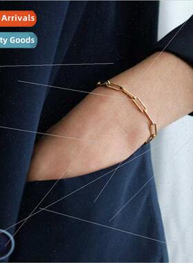 Women Bracelet mple Chain Bracelet Stainless Bracelet Gold P