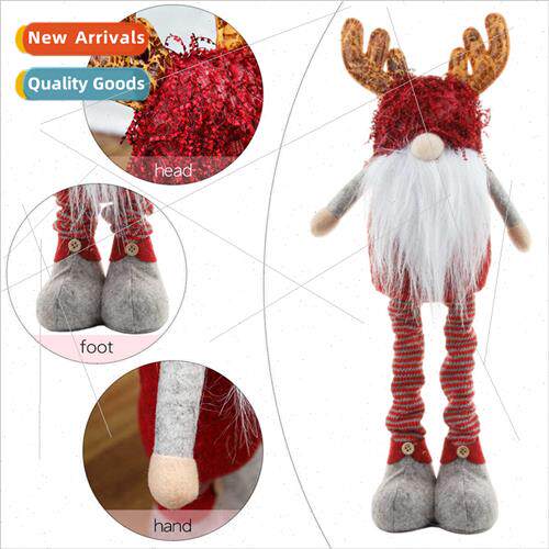 New telescopic faceless doll doll antlers whe bearded old ma