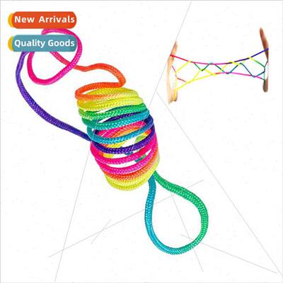 Rainbows rope Rainbows rope finger rope colorful flip rope t