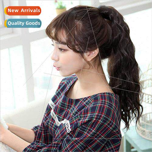 Corn Scald Ponytail Wig Women Chemical Fiber Ponytail Tie Co
