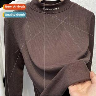 2023 nec winter high half new sleeved long Yankee fall Women