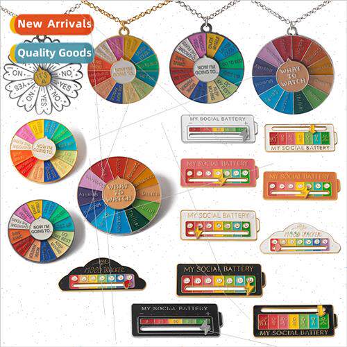 New Fashion Toy Brooch My Social Power Removable Choice Badg