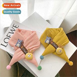 winter Korean cute scarves car cotton fall clip Children new