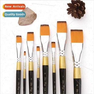 flat brush gold hair nylon blade tube copper rod black ngle