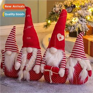 woven knted Rudolph doll dol Christmas faceless decorations