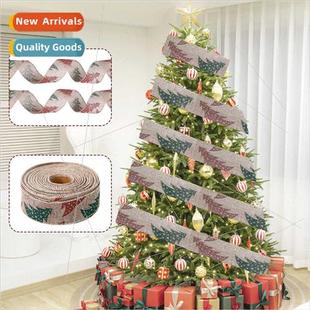 Hemp Wire Green 10M Christm Red Imation Ribbon New Christmas