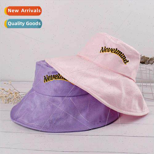 Alphabet basin hat female 2023 spring summer sun hat new tid
