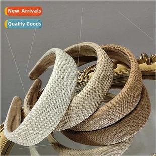 new straw retro bands Korean summer vacation Hair headband