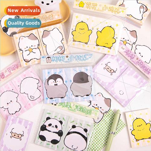 Hello turn note book cartoon cute animal tearable handbook m