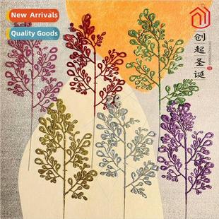 leaves dust holiday decoration flo Christmas simulation gold