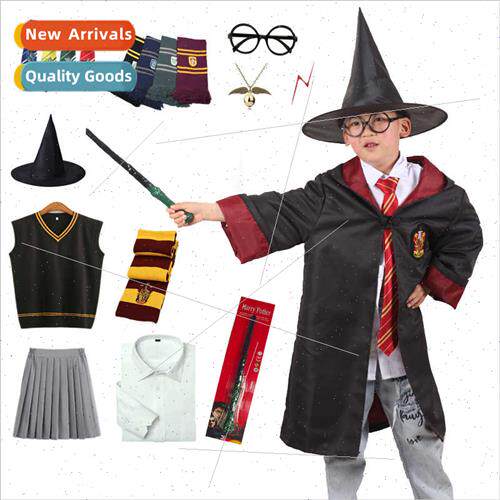 Harry Potter Costumes Gryffindor Cloak Wizarding Robe Hallow