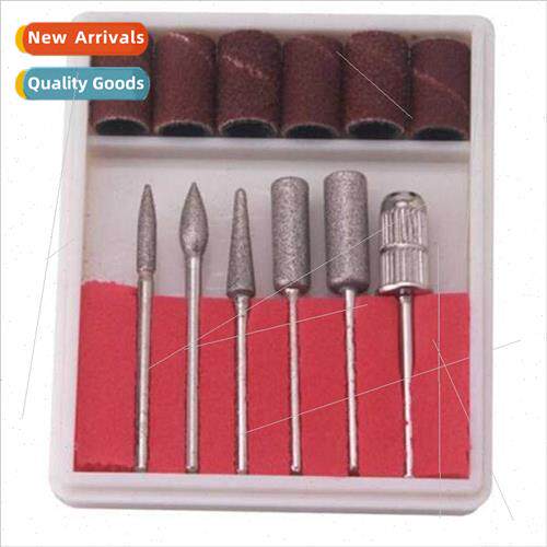 Picture color 6pcs boxed emery grinding needles Nail polishe