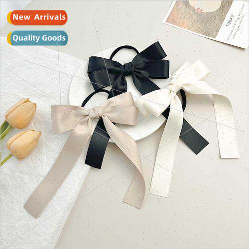 French bow ribbon hair rope hair bfemale simple senior sense