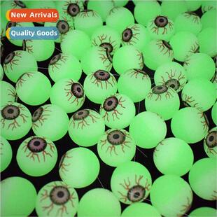 No.32 30MM green glow-in-the-dark magic eye bouncy balls flu