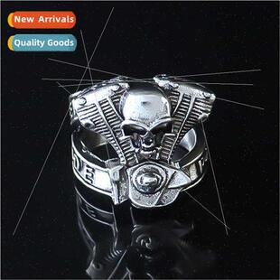 Bully fashion vintage skull ghost king ring set punk tide me