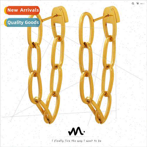 Europe nd double chain earrings tassel earrings valiant earr