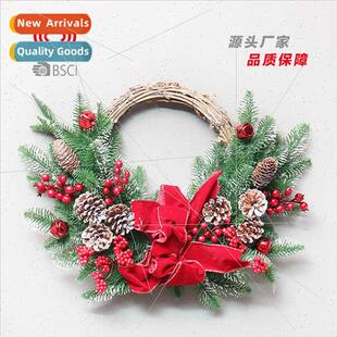 Christmas decorations red ribbon High-grade PE dipped in whe