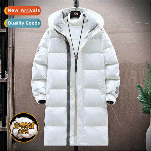 Winter new national tide hooded down jacket men warm handsom