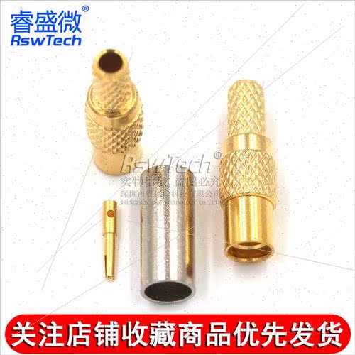 RF Connector MMCX-K-1.5 MMCX Female Wiring Header Crimp RG31