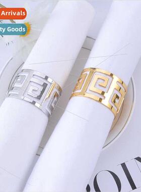 Metal back to word napkin ring napkin clasp hotel table sett