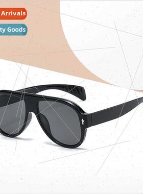 2349 new aviator sunglasses large frame rice nail sun blocki