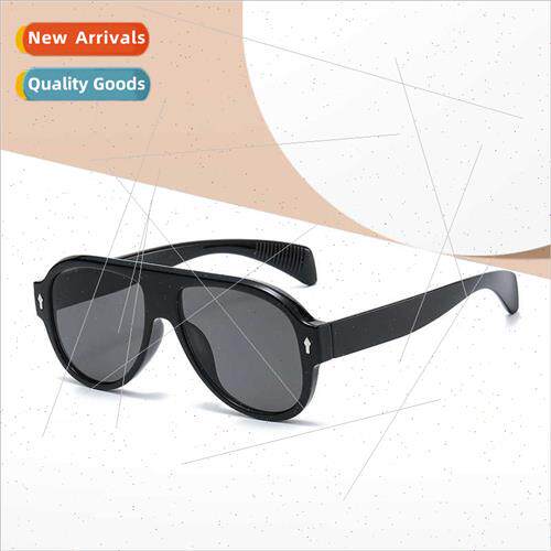 2349 new aviator sunglasses large frame rice nail sun blocki