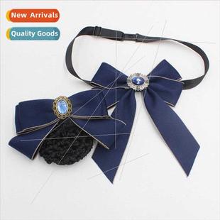 Career Neckties Head Bow Mesh Tie Thick New Women