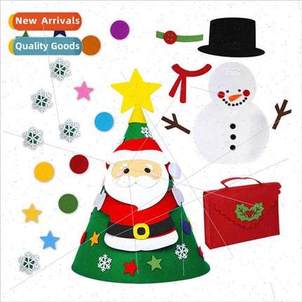 Christmas diy game cone snowman old man model props children