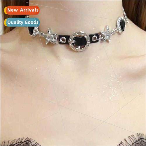 Pentagram Butterfly Rhinestone Zirconia Star Belt Buckle Nec